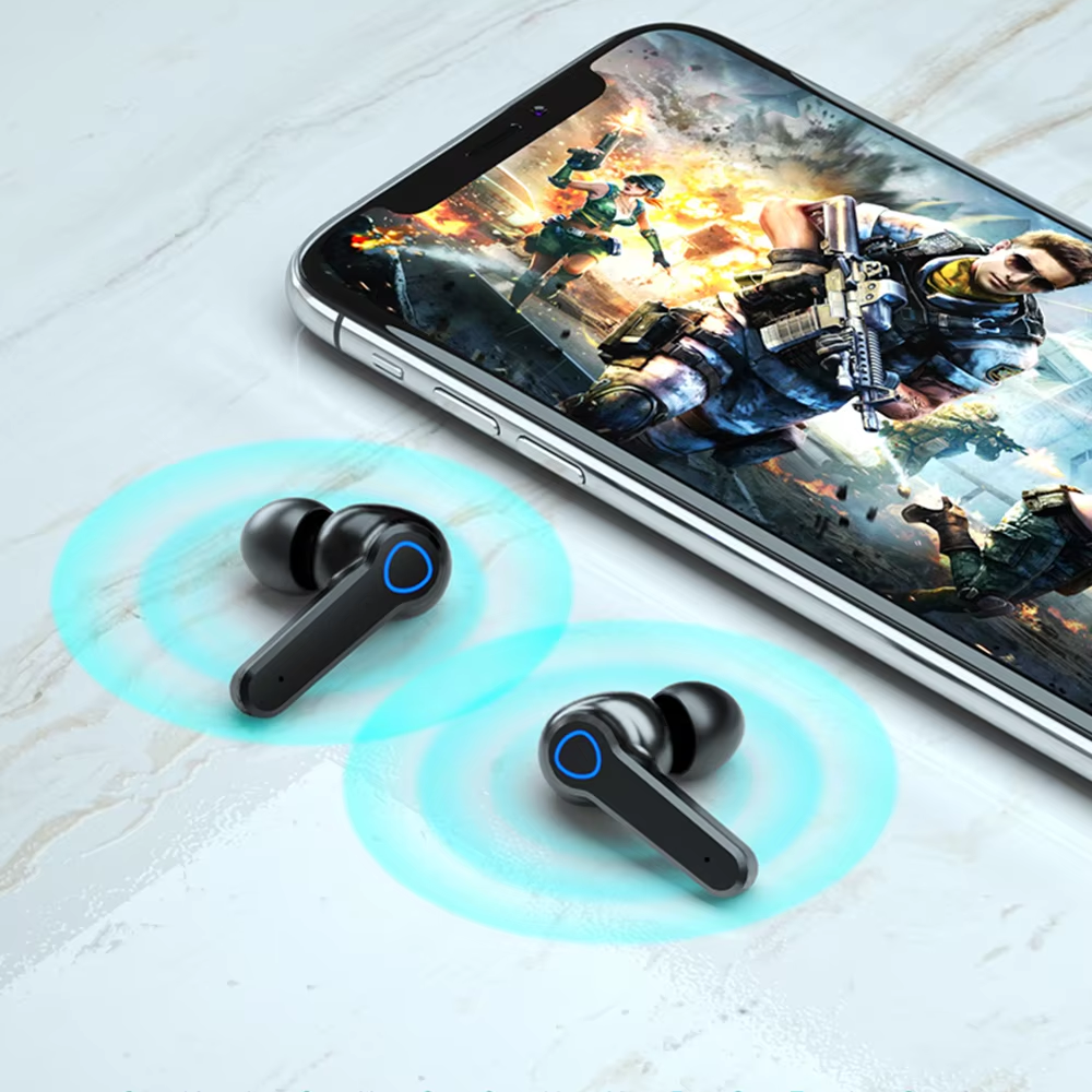 Audífonos TWS M19 Bluetooth 5.3 con Pantalla LED, RGB, Estéreo Inalámbrico e IPX5