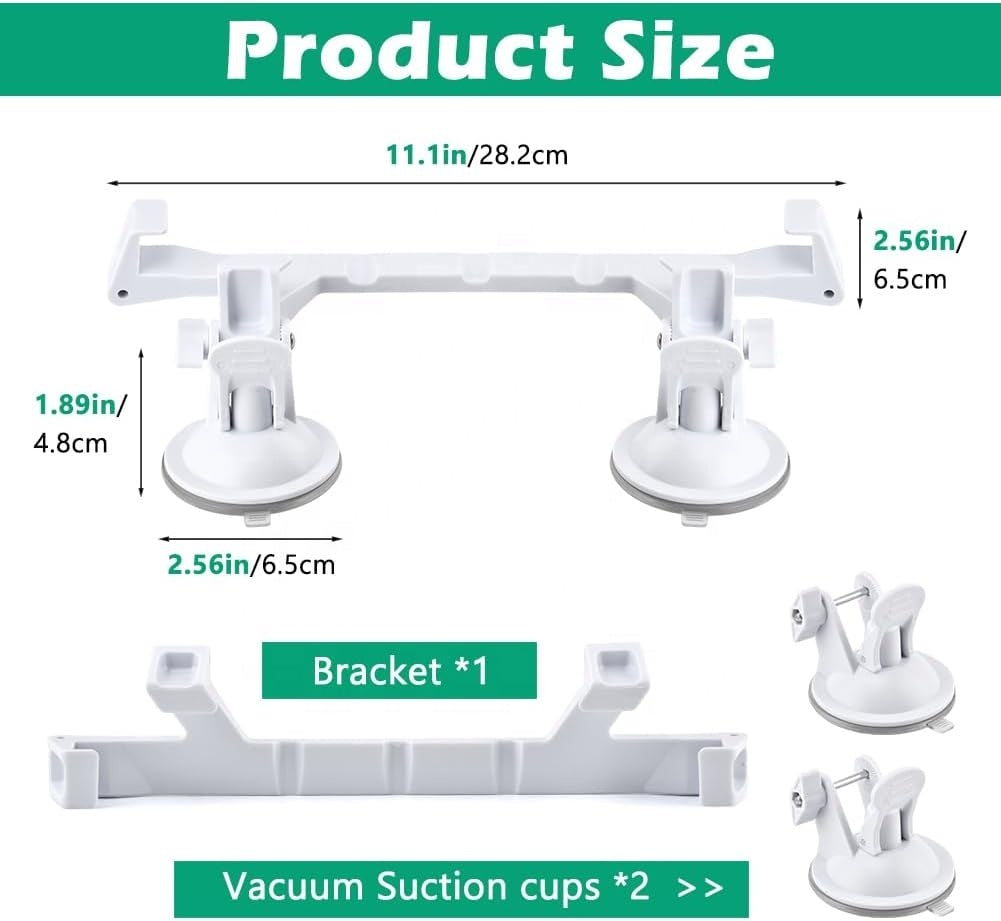 Soporte de Montaje con 2 Ventosas para Starlink Mini