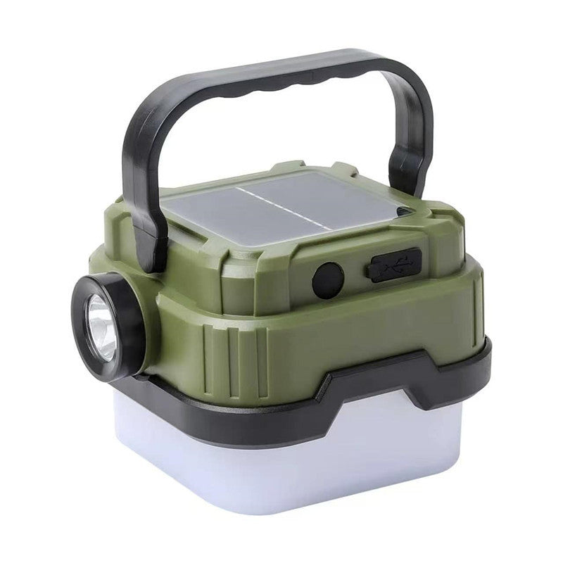 Lámpara Solar LED 2 en 1 – Alta Potencia para Camping y Emergencias