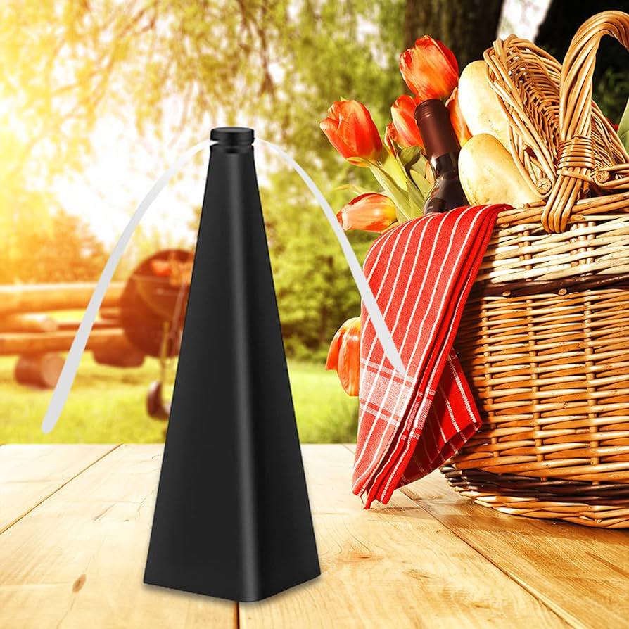 Ventilador Repelente de Moscas con Aspas Holográficas – Para Mesa y Exteriores